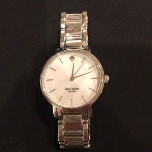 LIKE NEW- Kate spade silver watch